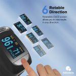 เครื่อวัดออกซิเจนในเลือด Pulse Oximeter (AOM-421) - Image 3